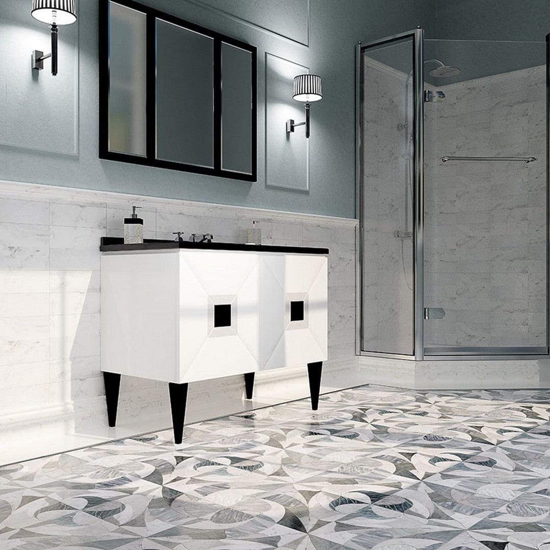 MiR-Waterjet-12-x-12-Bianco-Carrara-&-Bardiglio-Nuvolato-Natural-Stone-Mosaic-Picasso-4