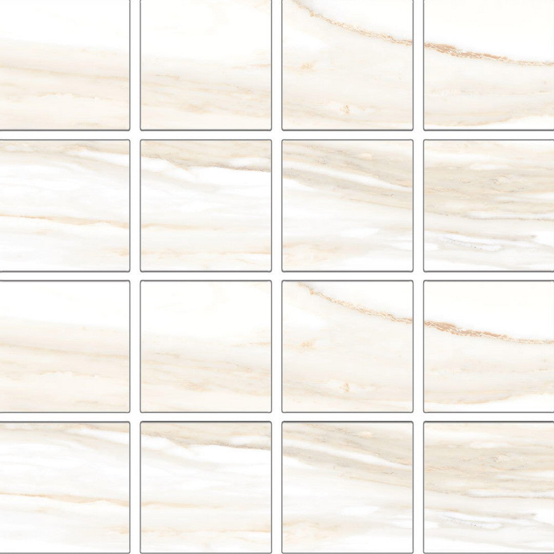 Tesoro Majestic 12" x 12" Matte Porcelain 3" Mosaic