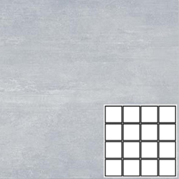 Tesoro Ocean 12" x 12" Pressed Matte Ceramic 3" Mosaic