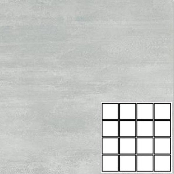 Tesoro Ocean 12" x 12" Pressed Matte Ceramic 3" Mosaic