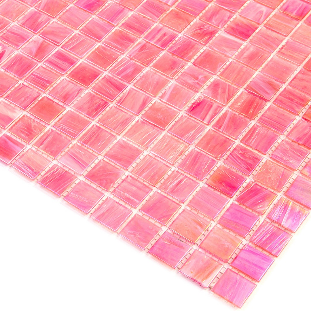 MiR-Alma-Solid-Color-0.8-Pearly-Pink-12-x-12-Glass-Mosaic-Pink-(PN609-2)