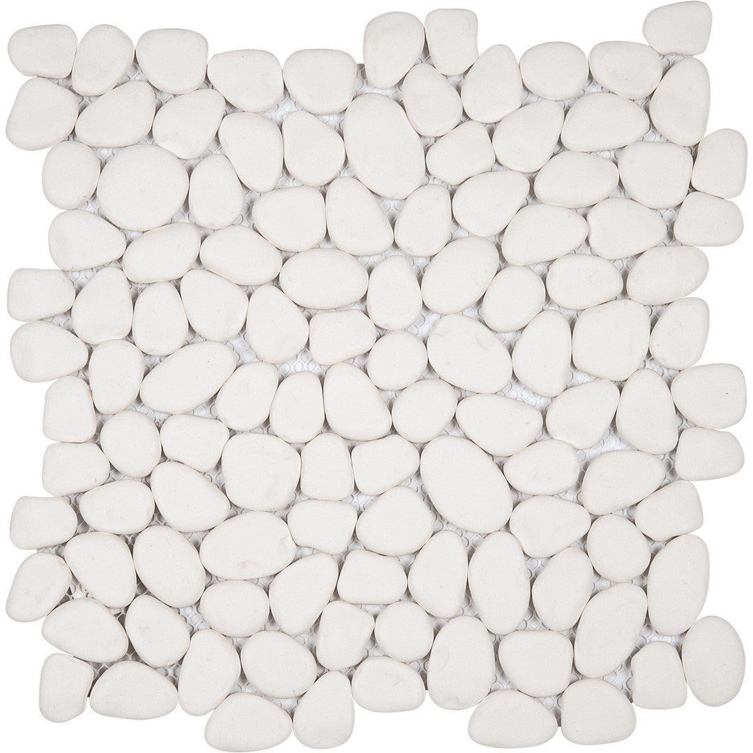Bati Orient Bali 12" x 12" Reconstituted Pebble Natural Stone Mosaic