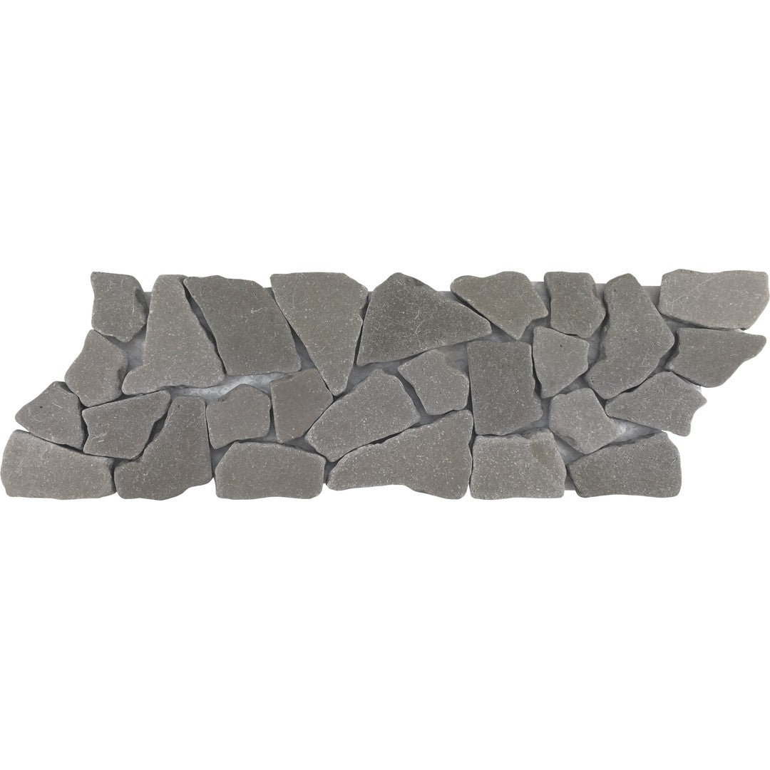 Bati Orient Ancient 4" x 12" Matte Opus Reconstituted Natural Stone Mosaic Border