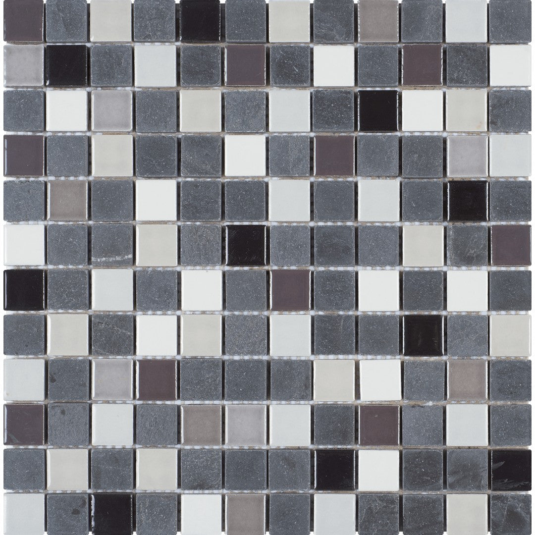Bati Orient Terrazzo 12" x 12" Matte Stone & Ceramic 0.88" Mosaic