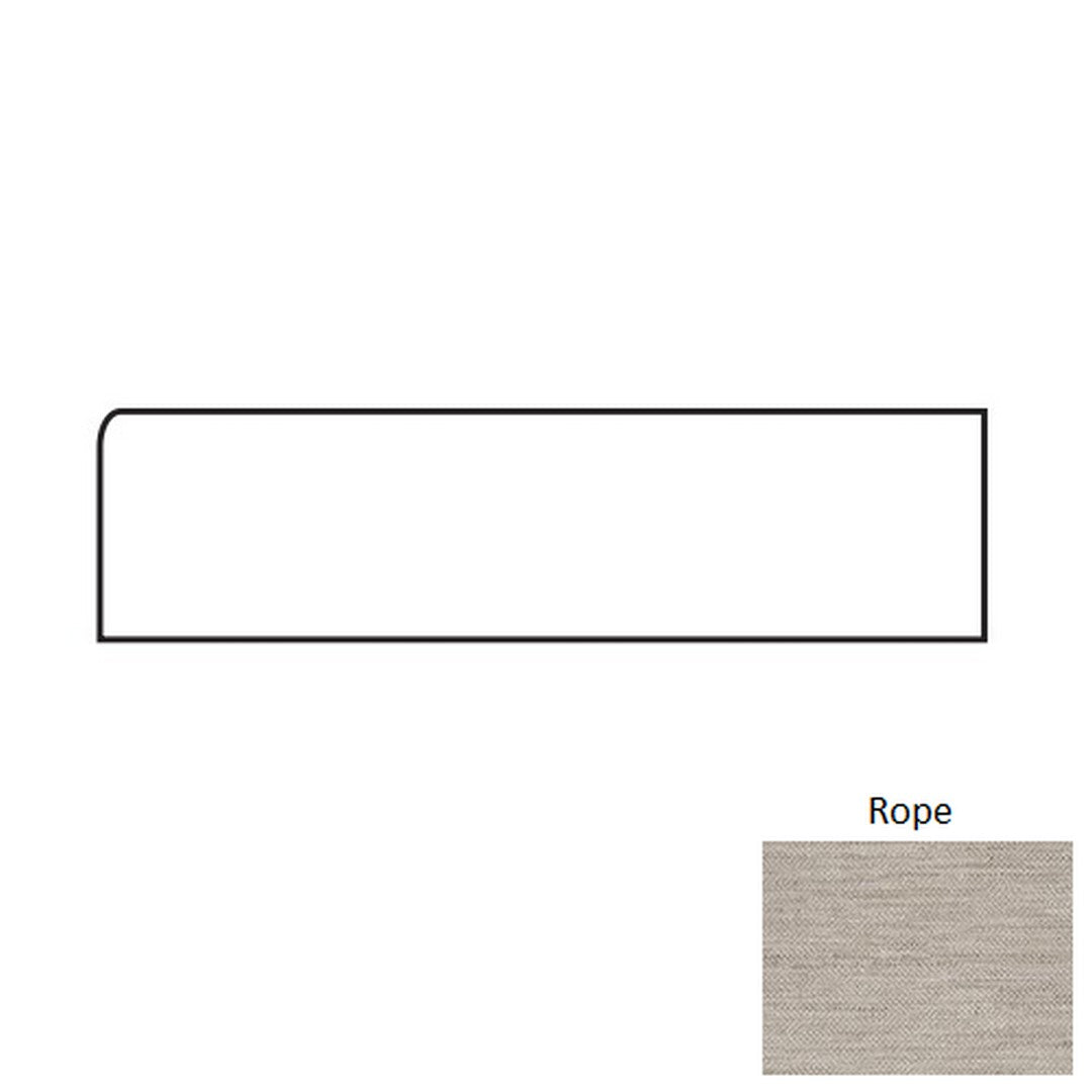 Tesoro Craft 3" x 24" Rectified Matte & Textured Porcelain Bullnose