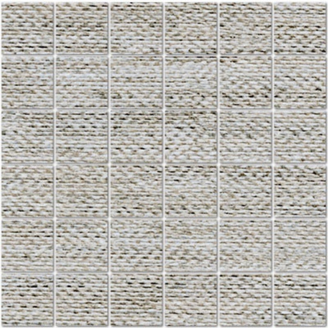 Tesoro Craft 12" x 12" Rectified Matte & Textured Porcelain 2" Mosaic