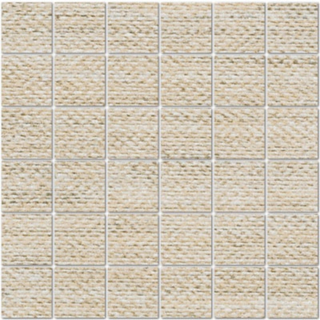 Tesoro Craft 12" x 12" Rectified Matte & Textured Porcelain 2" Mosaic