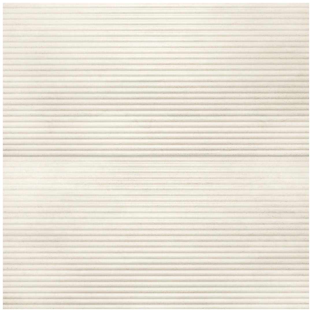 Bedrosians Tivoli 24" x 48" Matte Porcelain Fluted Deco (Convesso) Tile