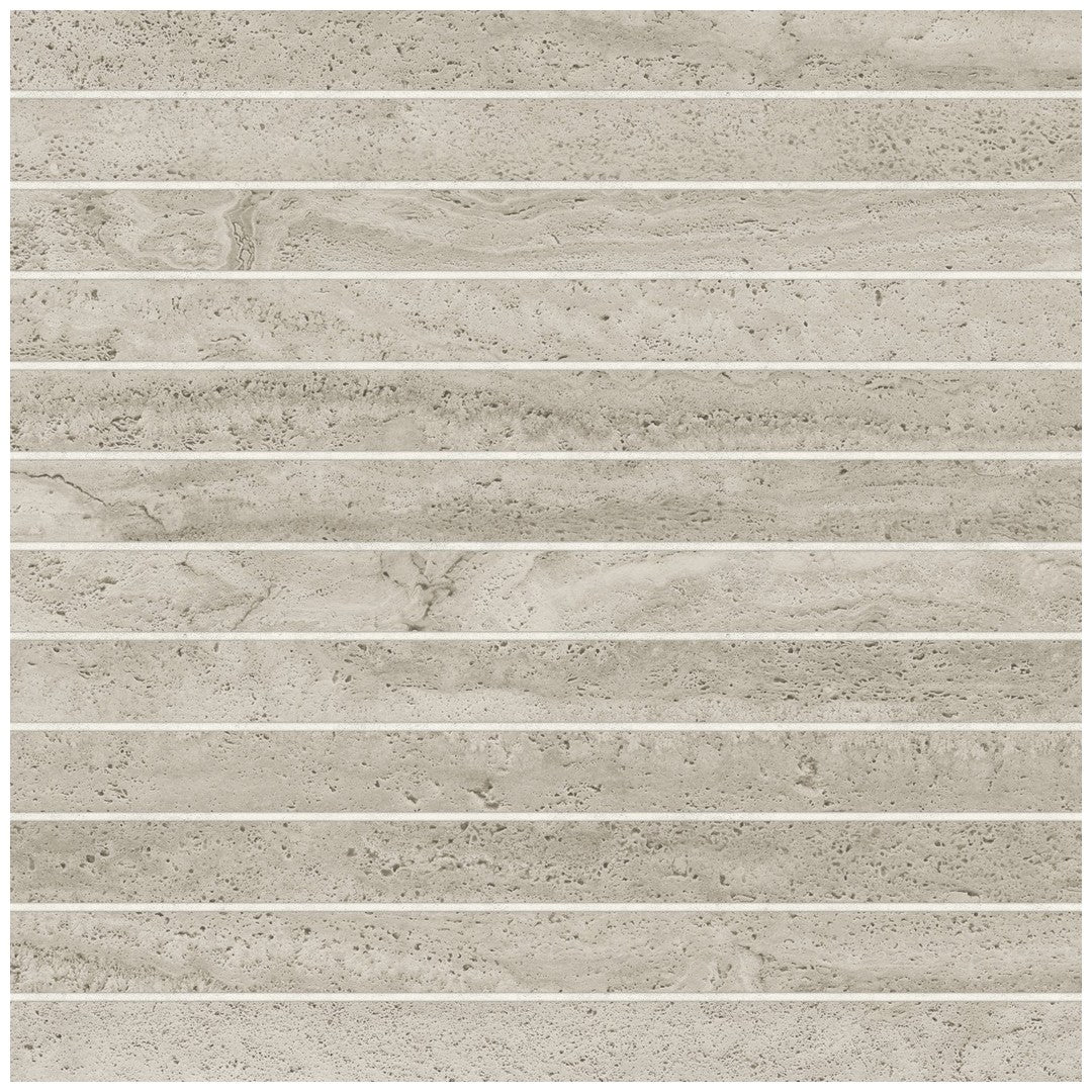 Bedrosians Tivoli 12" x 12" Matte Porcelain 1x12" Mosaic