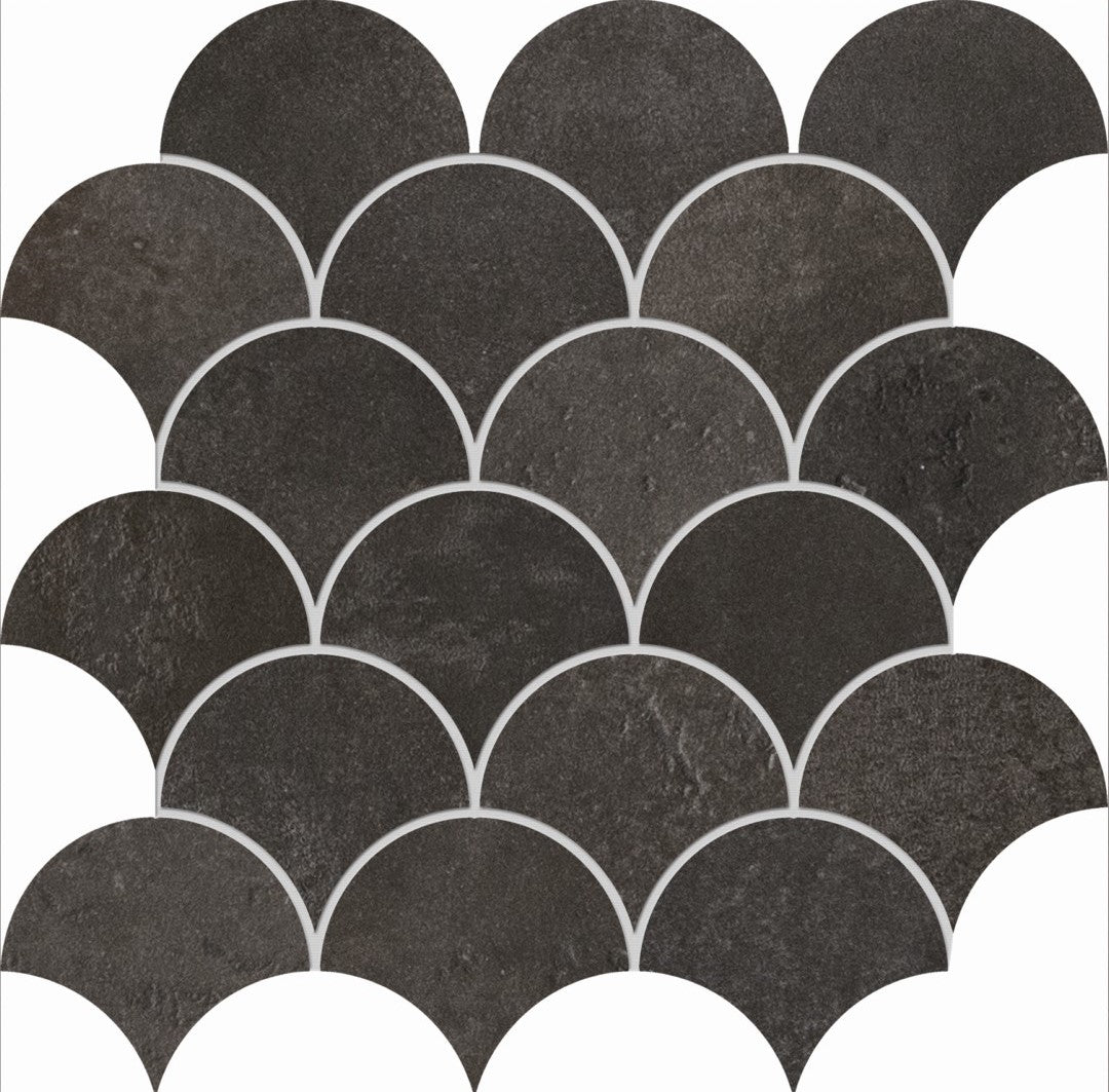 Edimax Astor Home 12" x 12" Natural Porcelain Shell Mosaic
