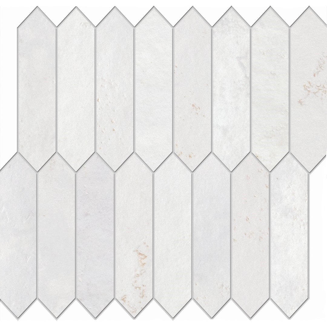 Edimax Astor Home 10" x 12" Natural Porcelain Picket Mosaic
