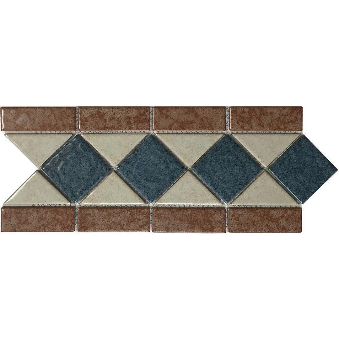 Tesoro Listello 6" x 13" Interlocking Porcelain Border