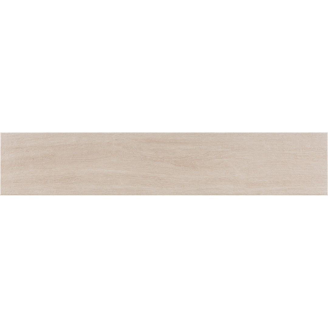 Tesoro Trunk 9" x 48" Pressed Matte Porcelain Wood Plank