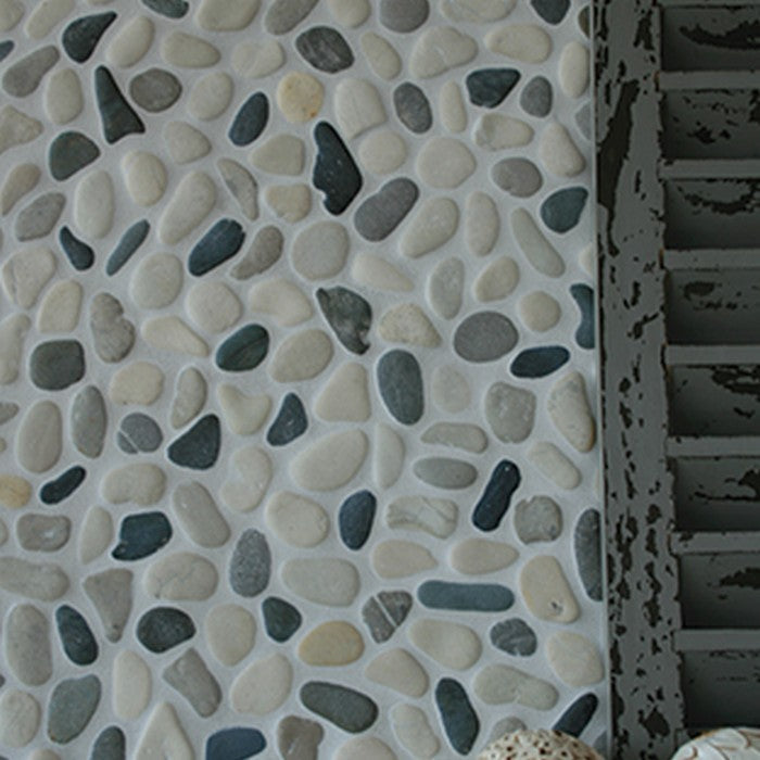 Maniscalco-Botany-Bay-Pebbles-12-x-12-Natural-River-Rock-Mosaic-Shadow-Black-Cream