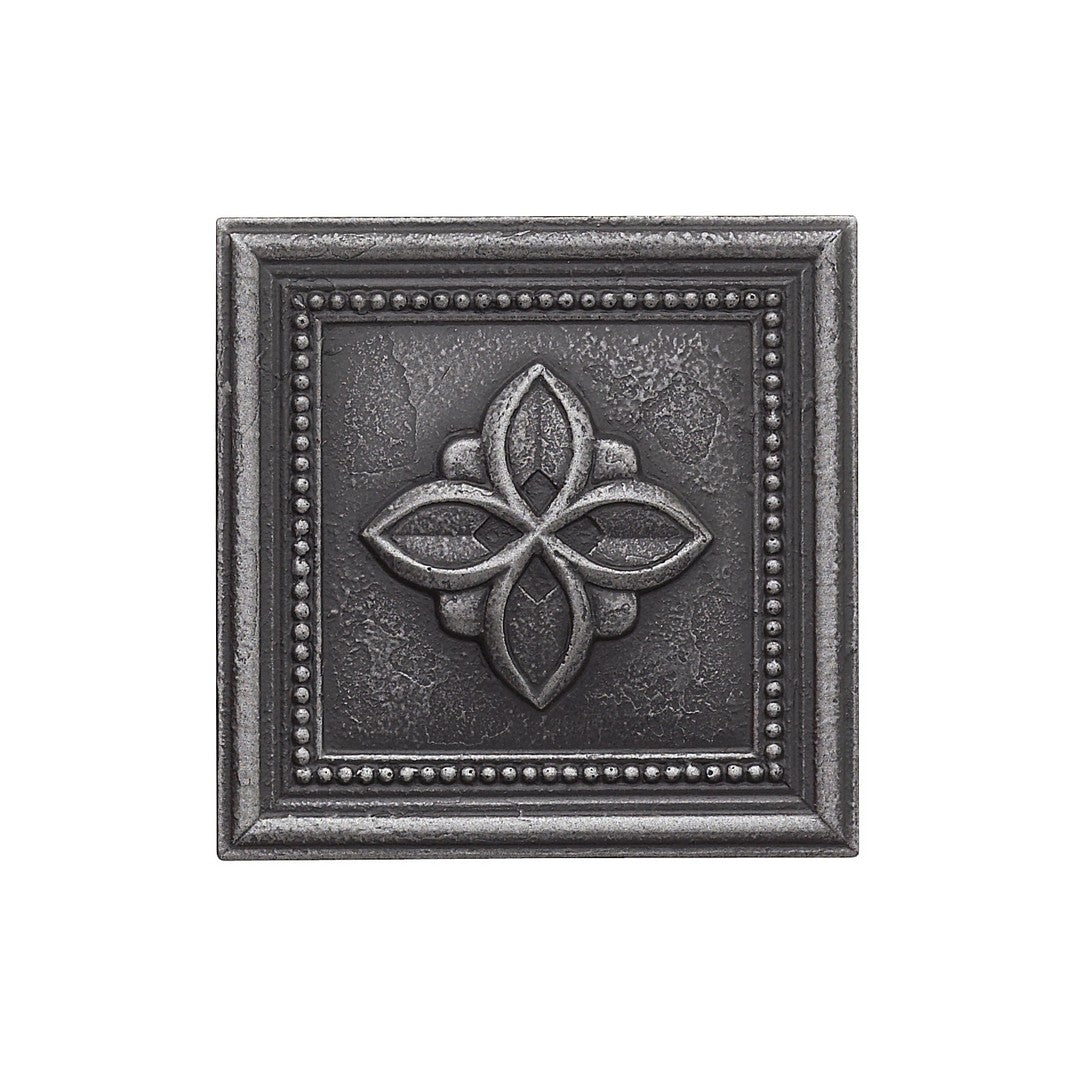 Questech Clover 4" x 4" Metal Deco