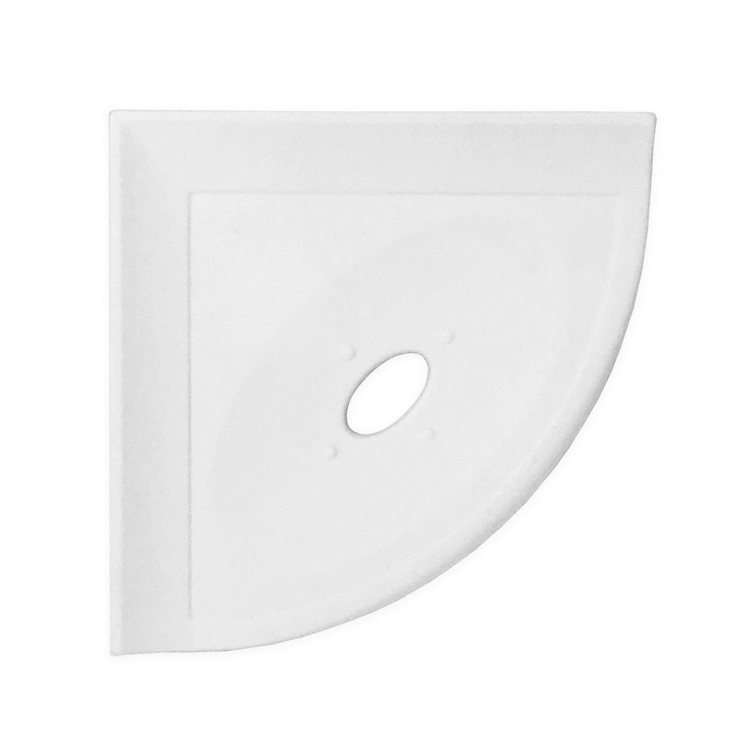 Questech Retrofit 5" x 5" Stone Corner Soap Dish