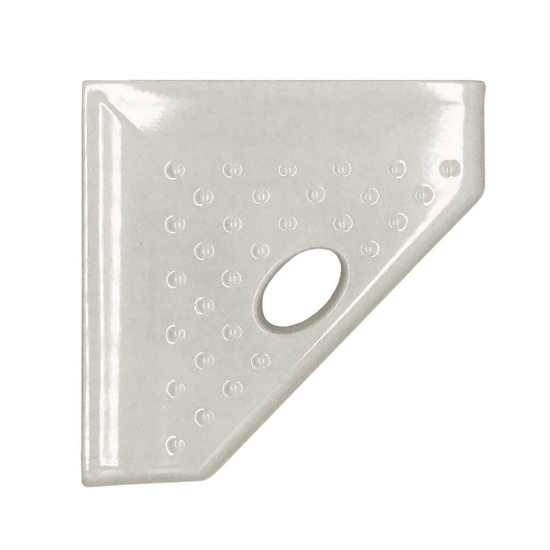 Questech Bath Accessories Geo Retrofit 5" Polished Cast Stone Foot Rest