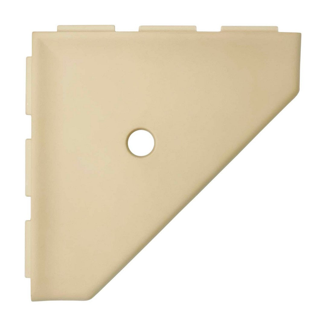 Questech Bath Accessories Geo 8" Matte Cast Stone Corner Shelf