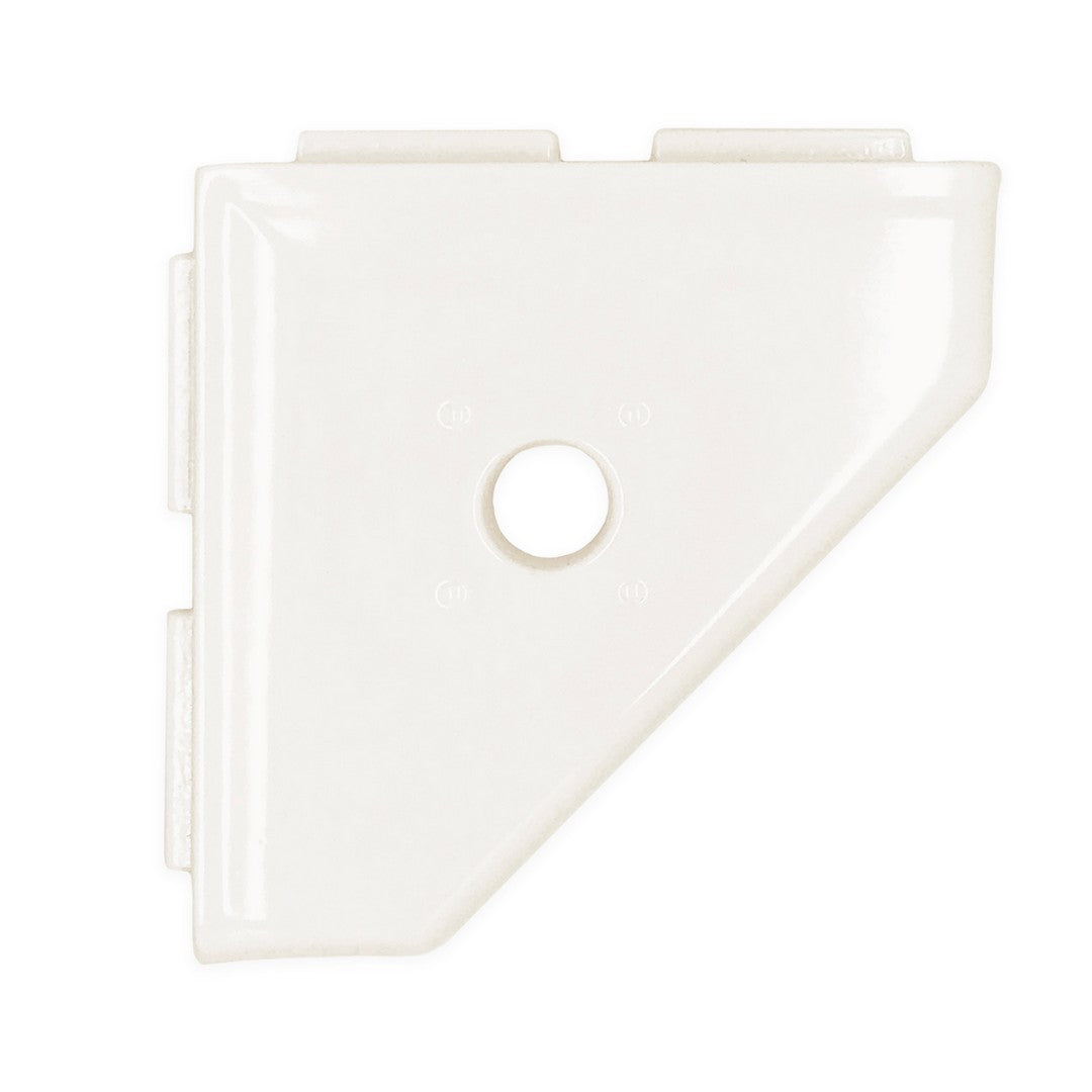 Questech Bath Accessories Geo 5" Polished Cast Stone Corner Soap