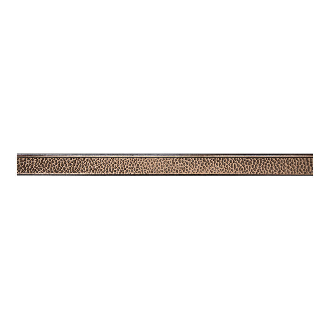 Questech City Scape 1" x 18" Metal Hammered Bullnose