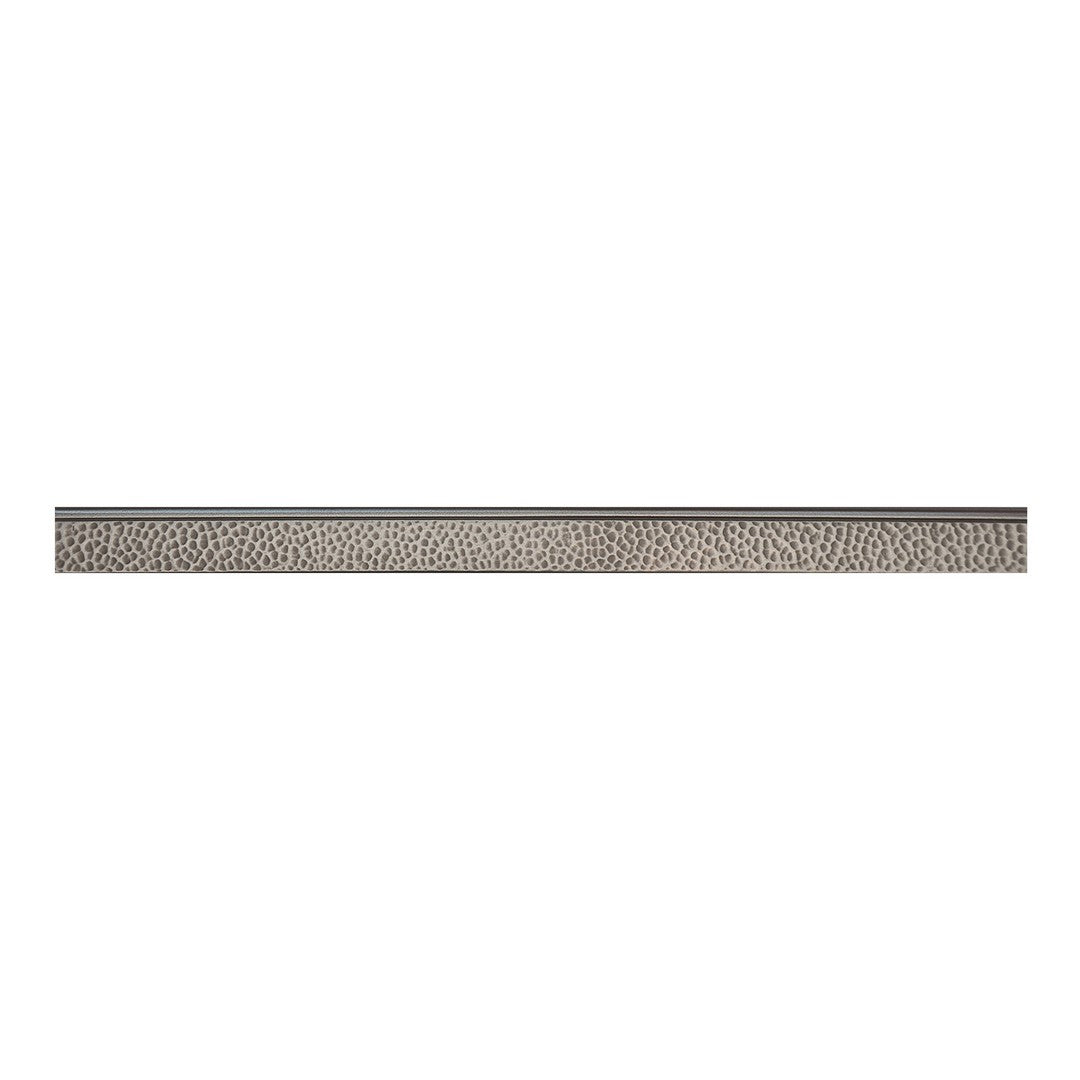 Questech City Scape 1" x 18" Metal Hammered Bullnose