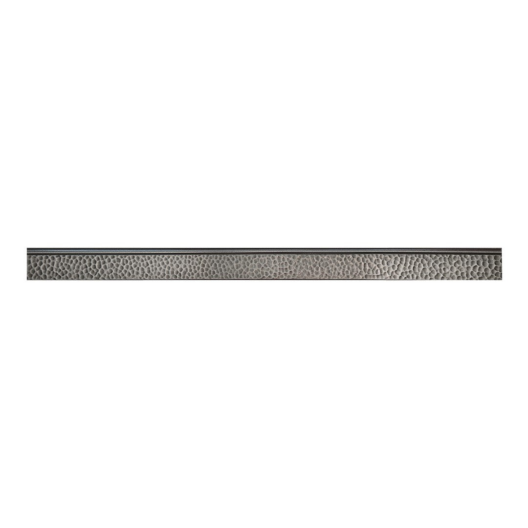 Questech City Scape 1" x 18" Metal Hammered Bullnose