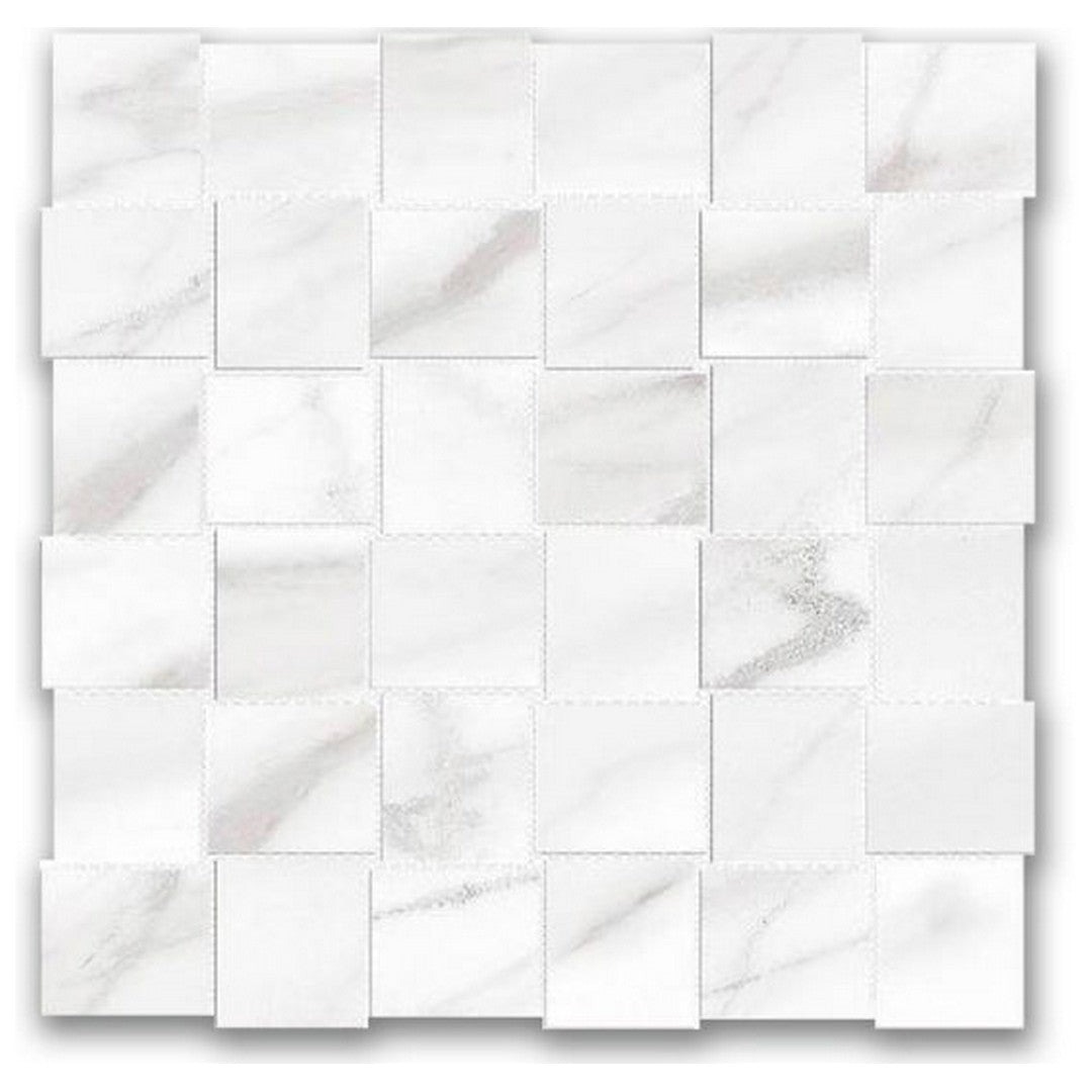 Qualis Ceramica Ardor 12" x 12" Rectified Matte Porcelain Basketweave 2" Mosaic