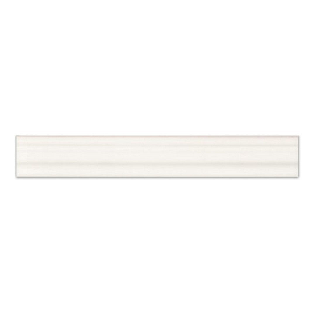 Qualis Ceramica Colours 2" x 12" Glossy Ceramic Chair Rail Trim