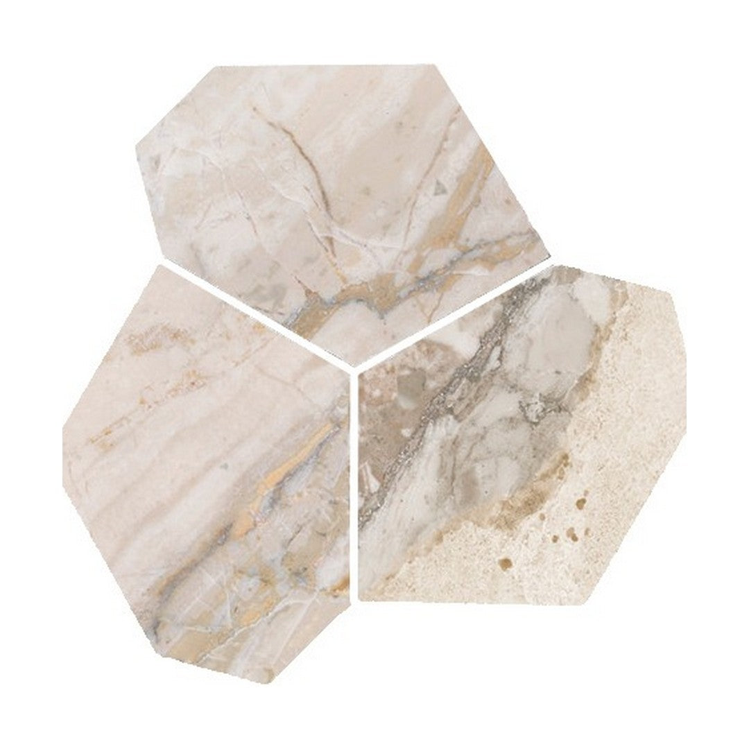 QC Dynasty 11" x 12" Rectified Porcelain Eggs Mosaic