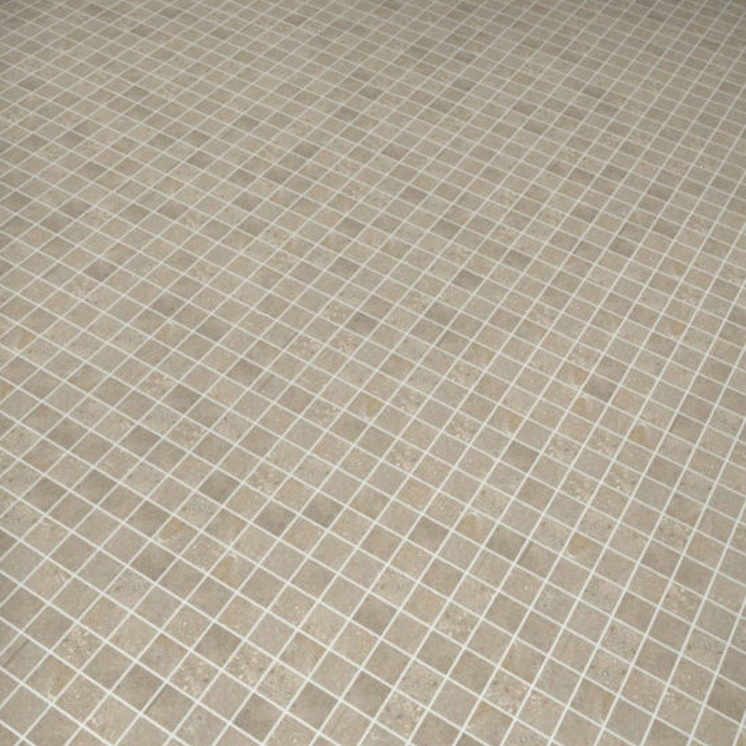 Qualis-Ceramica-Elevation-12-x-12-Rectified-Natural-Porcelain-2-Mosaic-Byblos-Beige