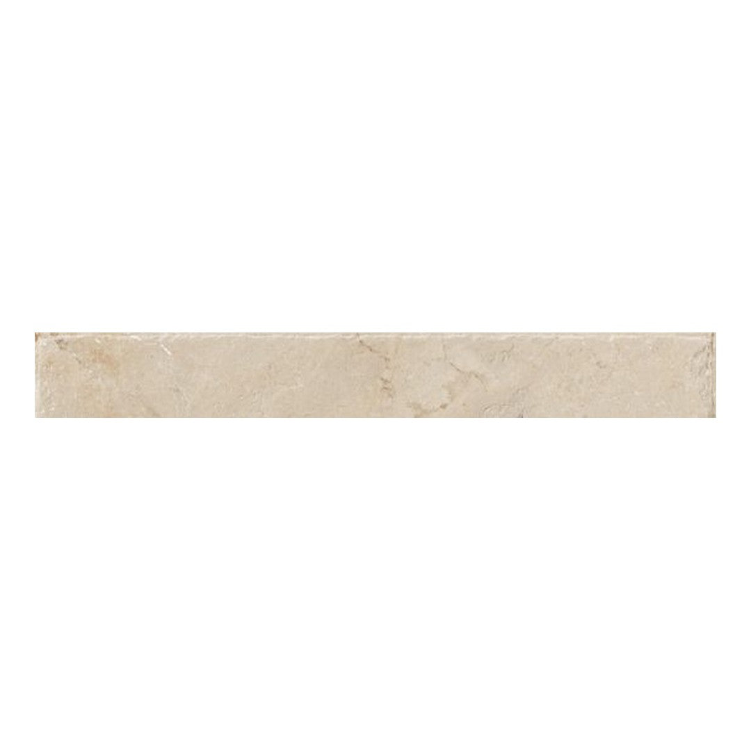 Qualis Ceramica Elevation 3" x 24" Rectified Natural Porcelain Bullnose