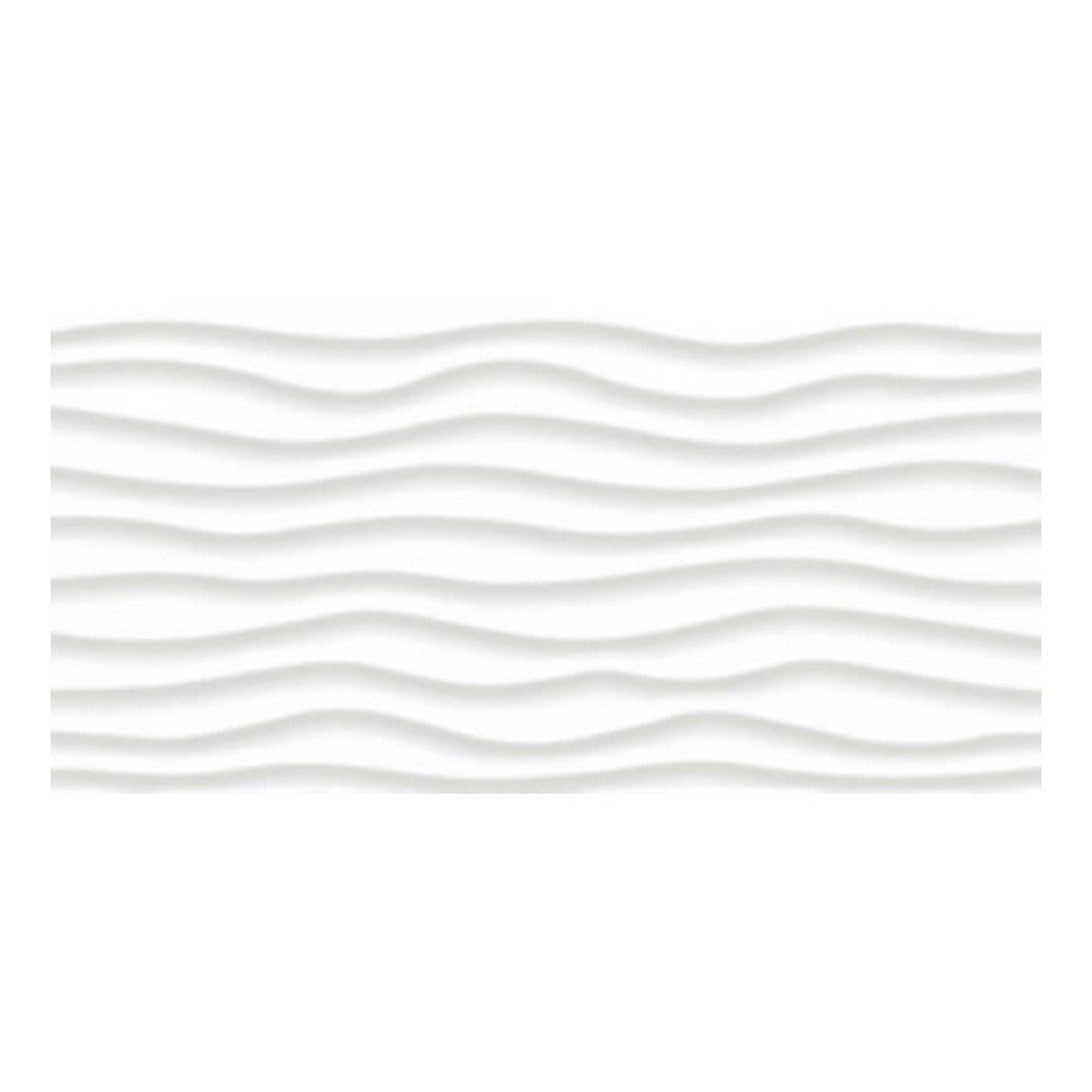 Qualis Ceramica Flow 12" x 24" Glossy Ceramic Wall Tile