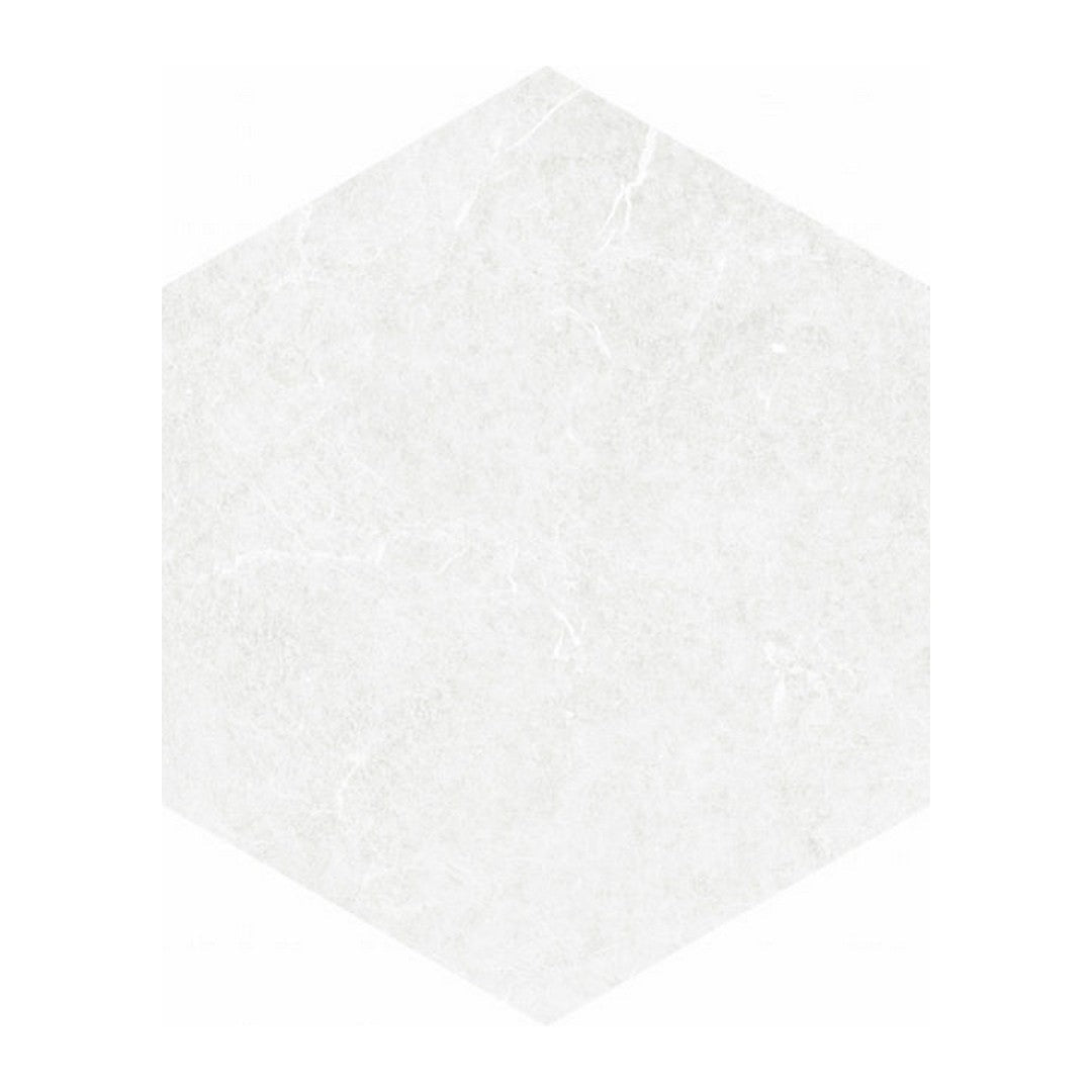 Qualis Ceramica Form 5.5" x 6.3" Matte Porcelain Hexagon Tile