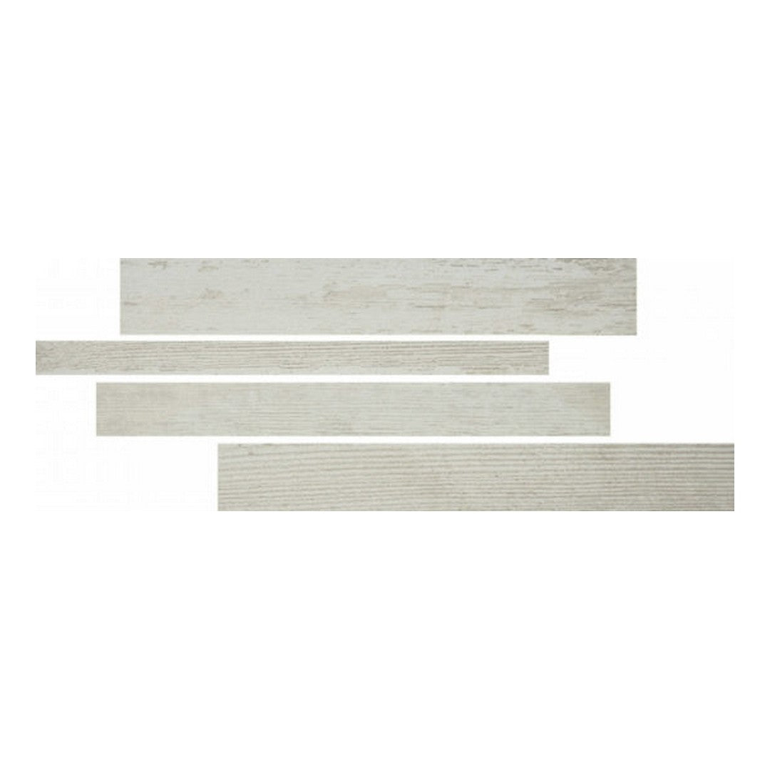 Qualis Ceramica Highland 6" x 15" Rectified Matte Porcelain Linear Mosaic