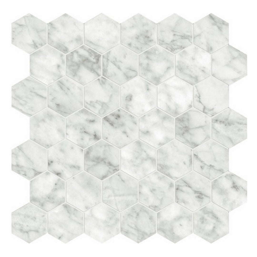 Qualis Ceramica Luxury 12" x 12" Rectified Honed Porcelain 2" Hexagon Tile