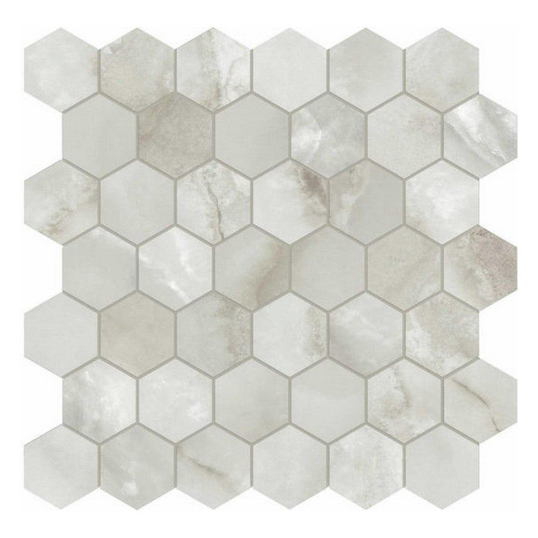 Qualis Ceramica Luxury 12" x 12" Rectified Honed Porcelain 2" Hexagon Tile