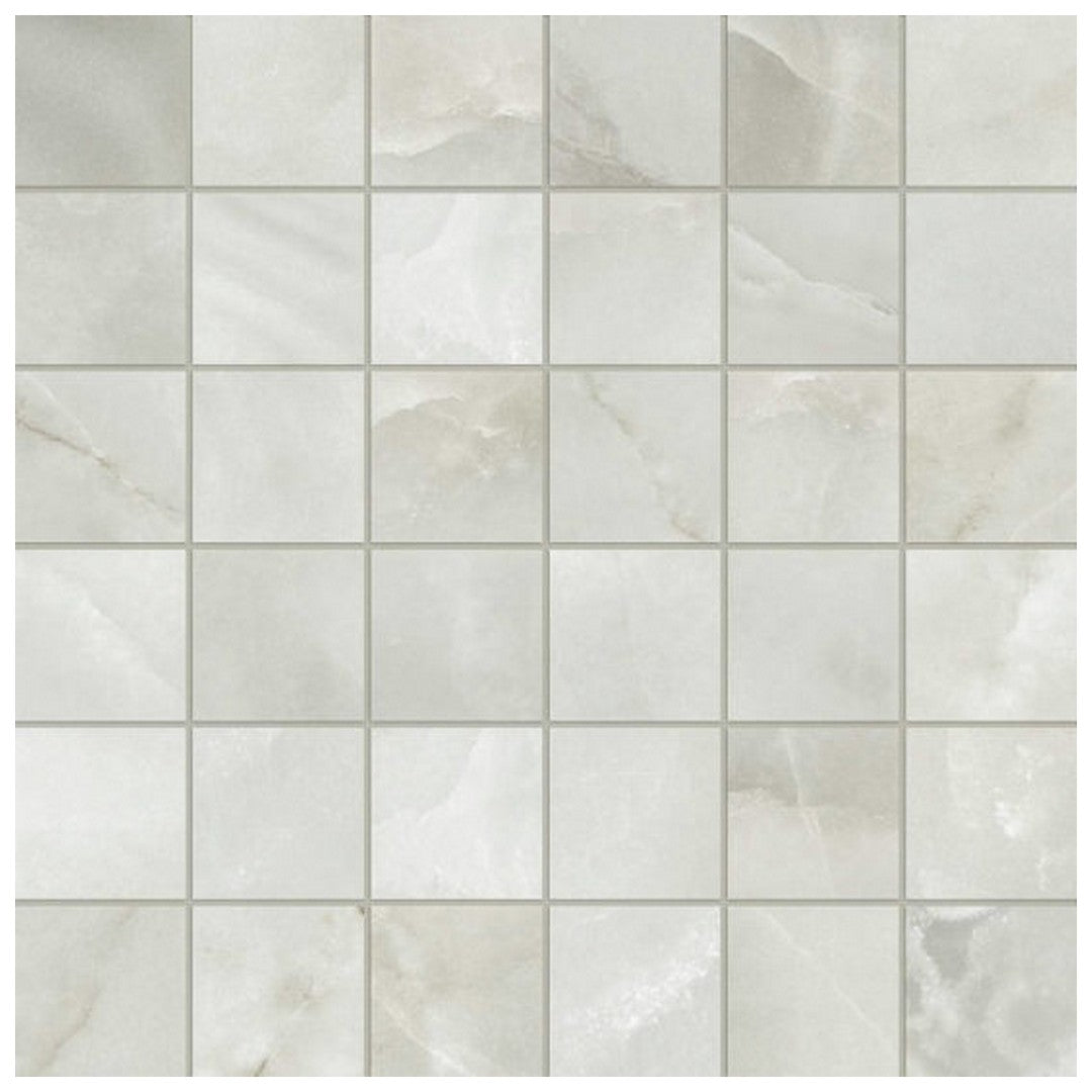 Qualis Ceramica Luxury 12" x 12" Rectified Honed Porcelain 2" Mosaic