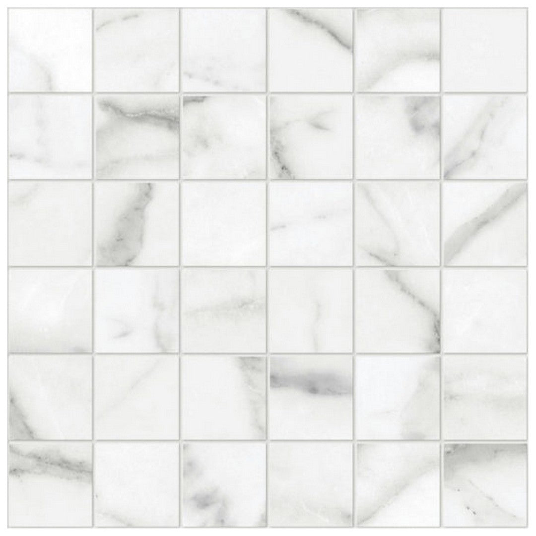 Qualis Ceramica Luxury 12" x 12" Rectified Honed Porcelain 2" Mosaic