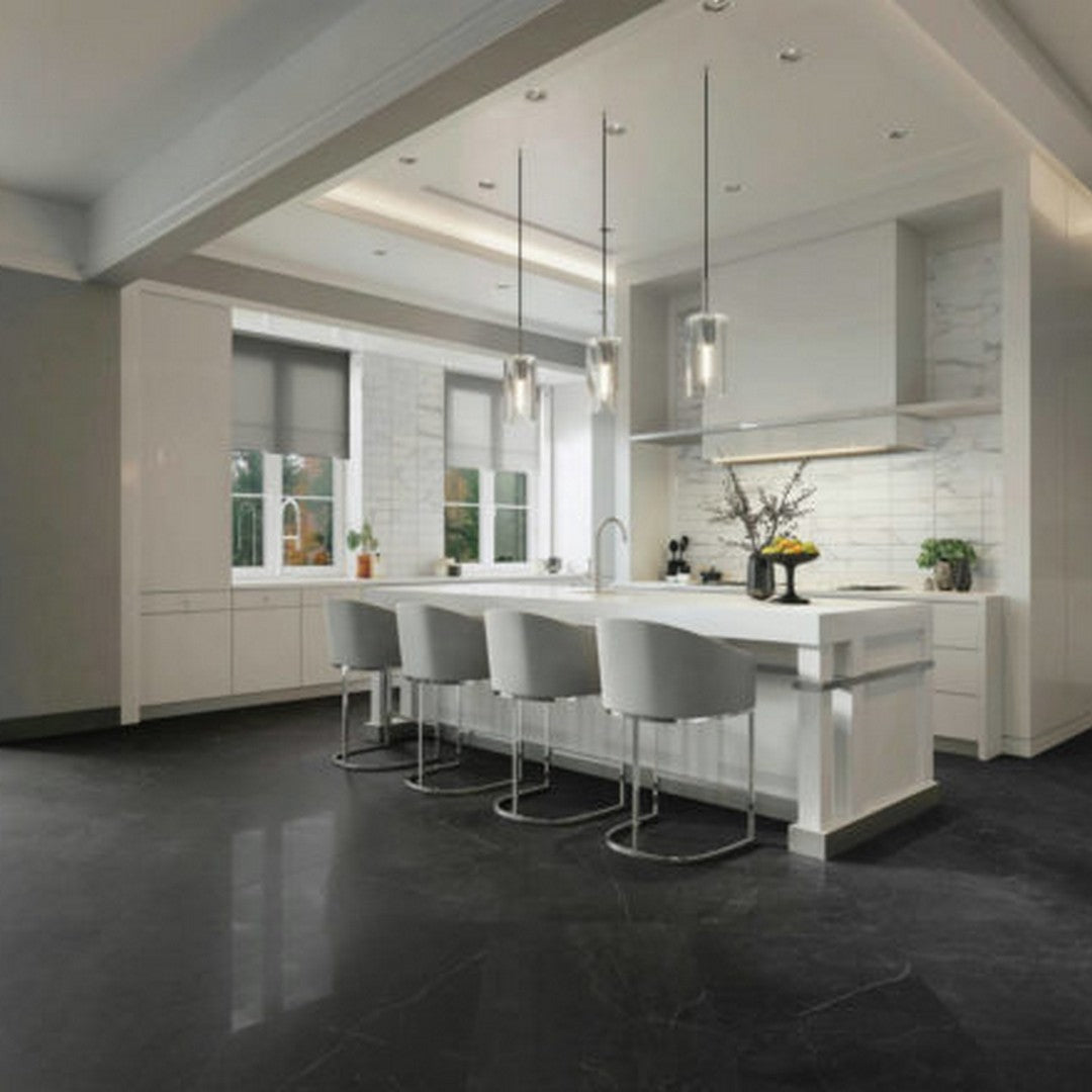 Qualis-Ceramica-Luxury-24-x-48-Rectified-Polished-Porcelain-Tile-Tivoli-Nero