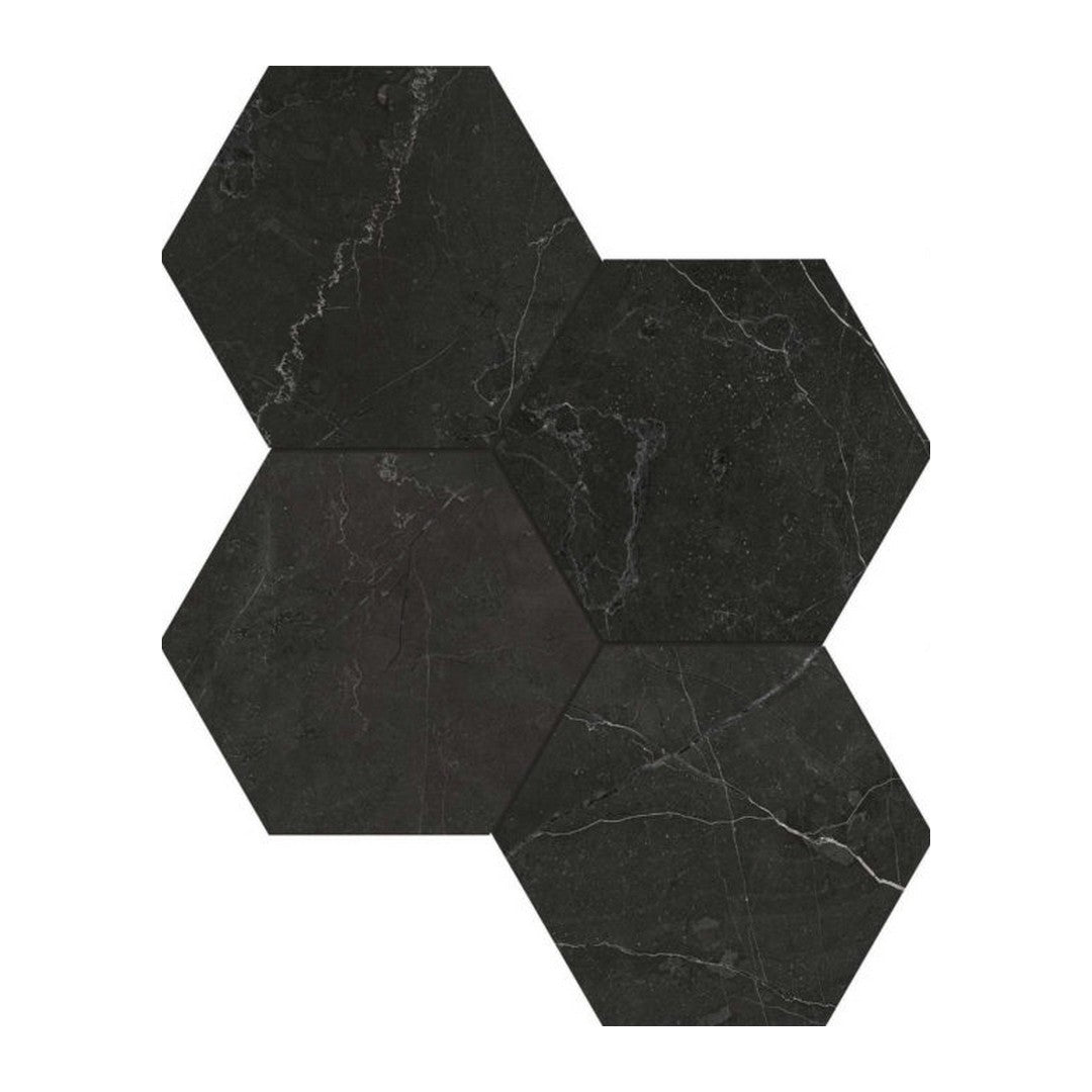 Qualis Ceramica Luxury 12" x 12" Rectified Honed Porcelain 6" Hexagon Tile