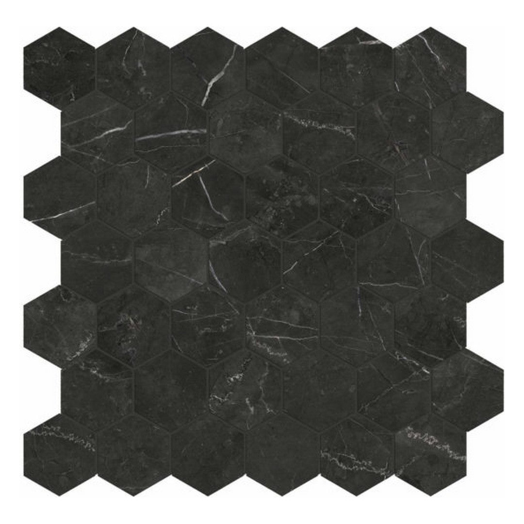 QC Luxury 12" x 12" Rectified Polished Porcelain 2" Hexagon Tile