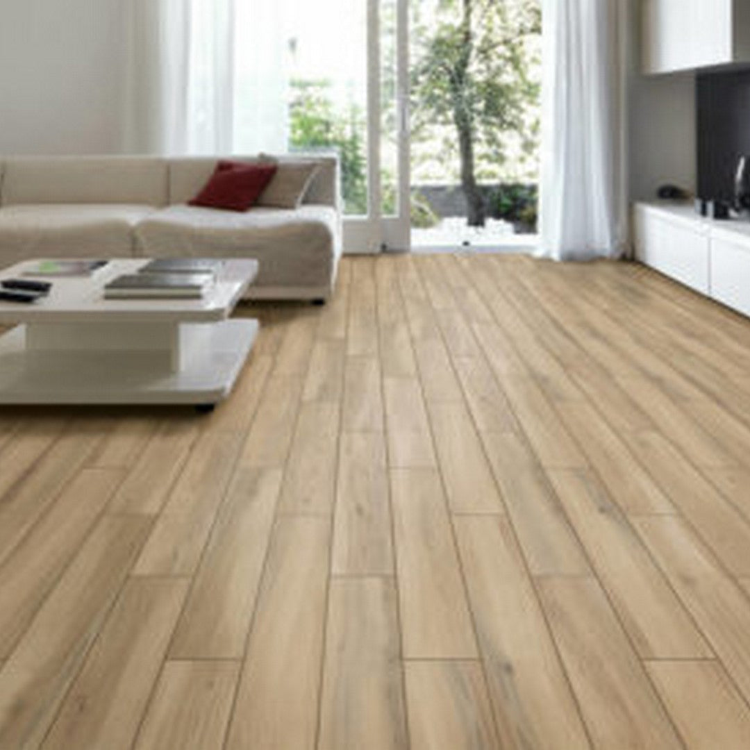 Qualis-Ceramica-Marina-6-x-36-Rectified-Matte-Porcelain-Tile-Tahoe-Honey