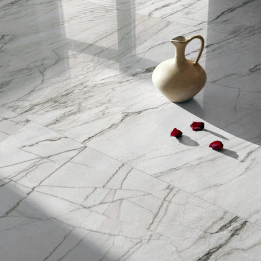Qualis-Ceramica-Mystique-24-x-48-Rectified-Polished-Porcelain-Tile-Glamour-White
