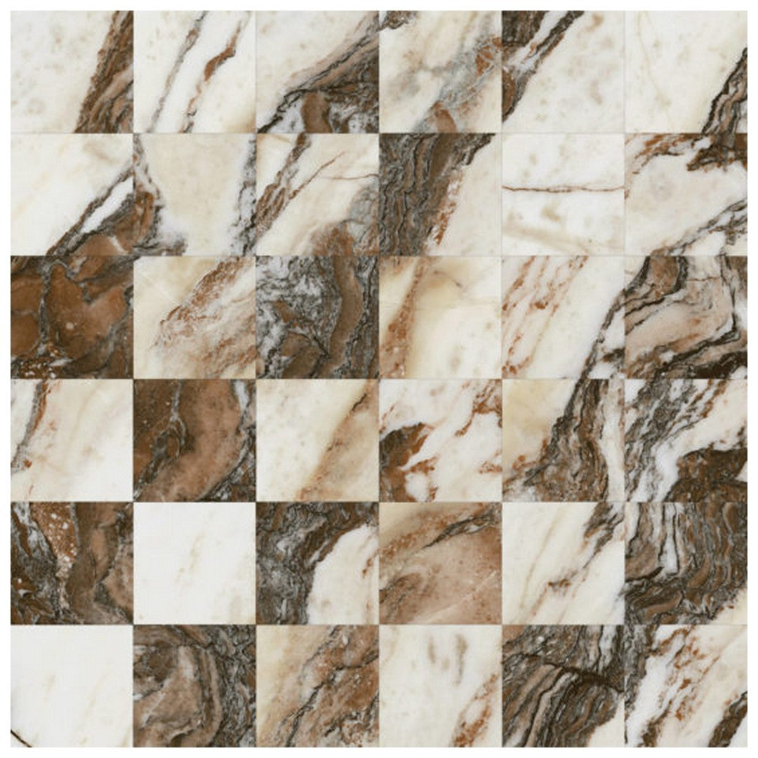 Qualis Ceramica Mystique 12" x 12" Rectified Matte Porcelain 2" Mosaic