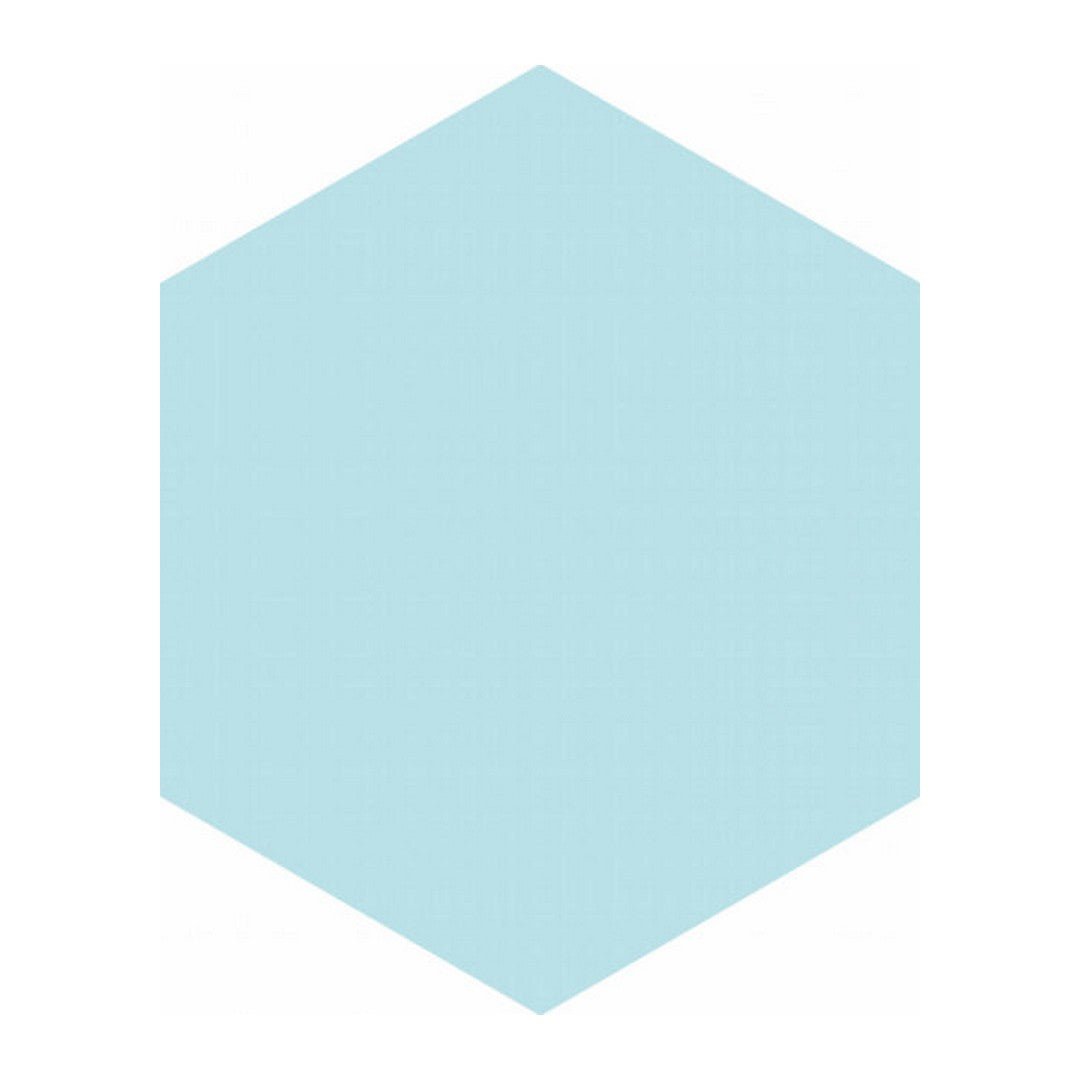 Qualis Ceramica Ronda 5.5" x 6.3" Glossy Porcelain Hexagon Tile