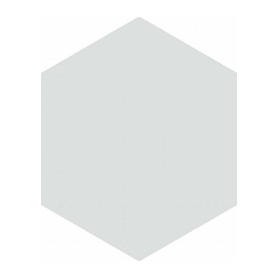 Qualis Ceramica Ronda 5.5" x 6.3" Glossy Porcelain Hexagon Tile