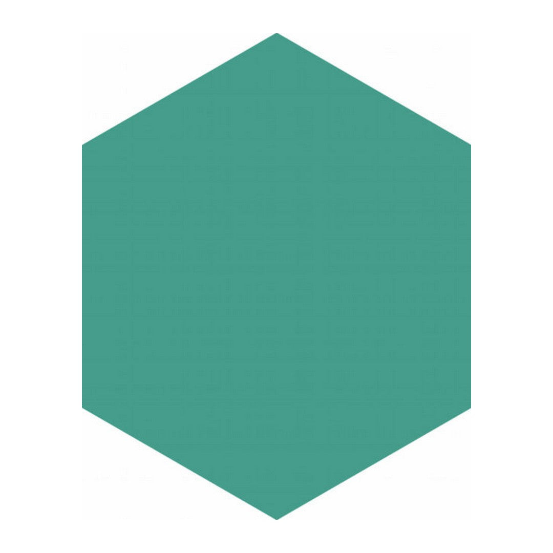 Qualis Ceramica Ronda 5.5" x 6.3" Glossy Porcelain Hexagon Tile