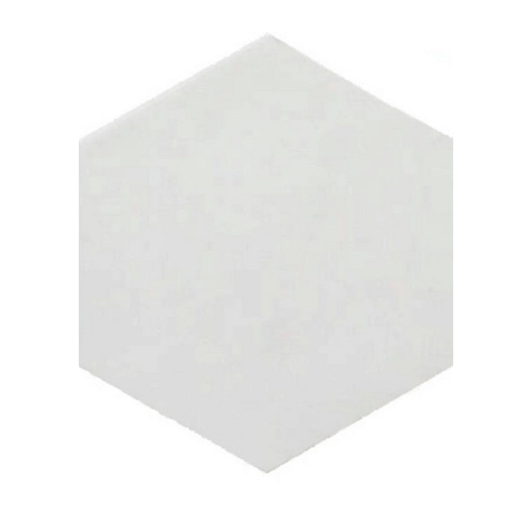 Qualis Ceramica Ronda 5.5" x 6.3" Glossy Porcelain Hexagon Tile