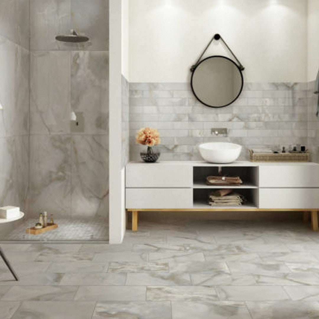 Qualis-Ceramica-Romance-24-x-48-Rectified-Polished-Porcelain-Tile-Magical-Dk-Gry