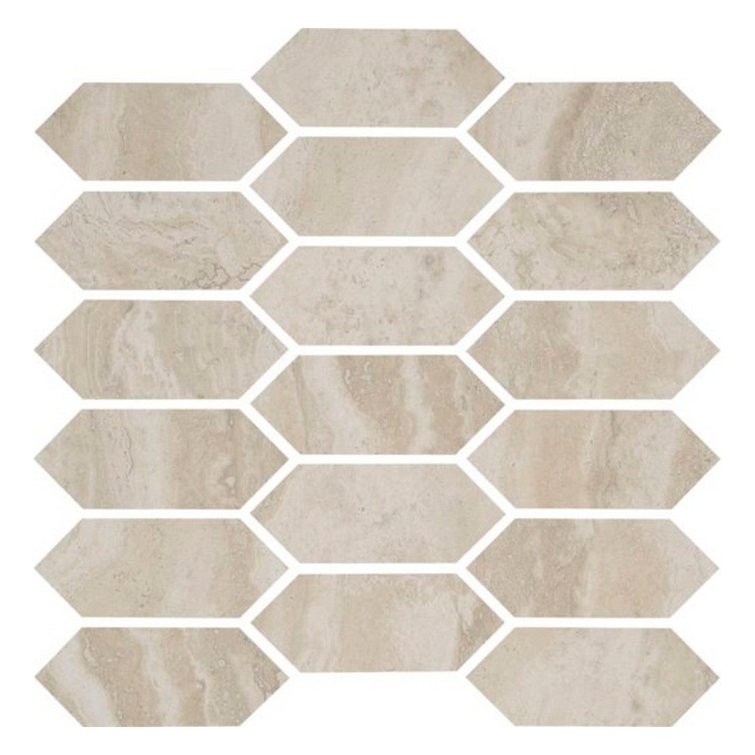 Qualis Ceramica Timeless 12" x 12" Matte Porcelain Picket Mosaic
